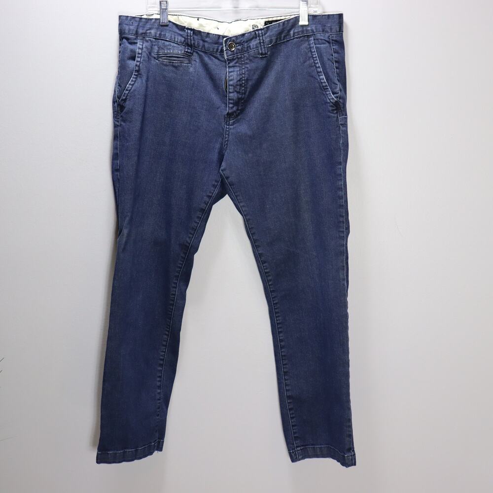 Marc Ecko Cut & Sew Denim MFG Men’s Slim Straight Jeans Size 36 Dark Wash